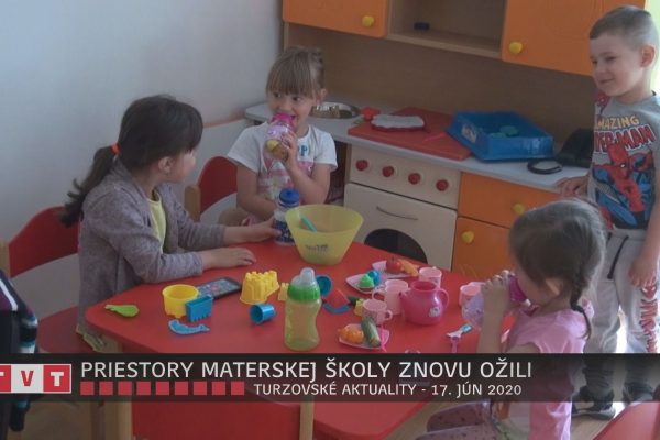 PRIESTORY MATERSKEJ ŠKOLY ZNOVU OŽILI