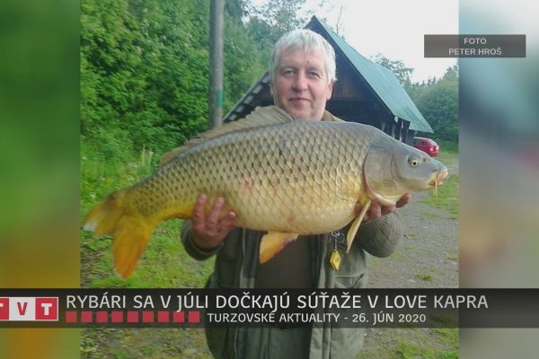 RYBÁRI SA V JÚLI DOČKAJÚ SÚŤAŽE V LOVE KAPRA