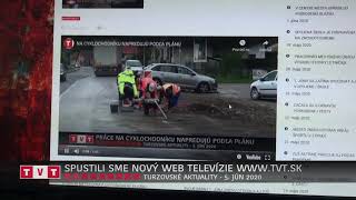 SPUSTILI SME NOVÝ WEB TELEVÍZIE WWW.TVT.SK