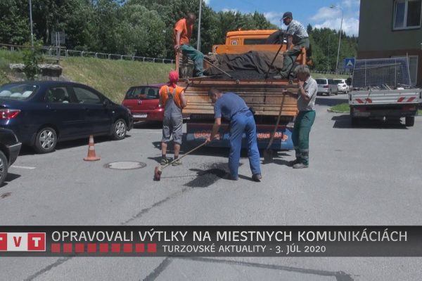 OPRAVOVALI VÝTLKY NA MIESTNYCH KOMUNIKÁCIÁCH