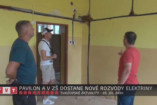 PAVILON A V ZŠ DOSTANE NOVÉ ROZVODY ELEKTRINY