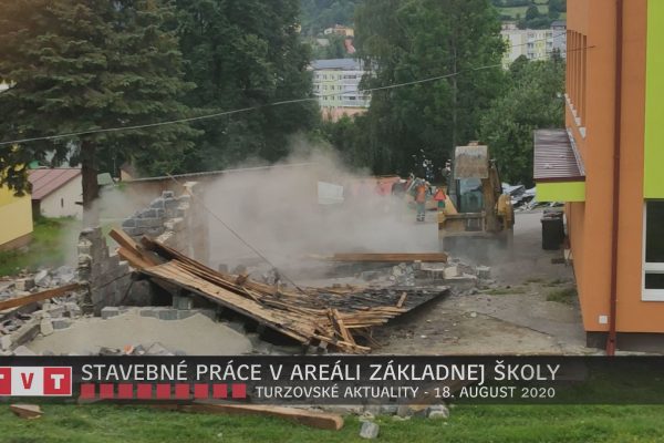 STAVEBNÉ PRÁCE V AREÁLI ZÁKLADNEJ ŠKOLY