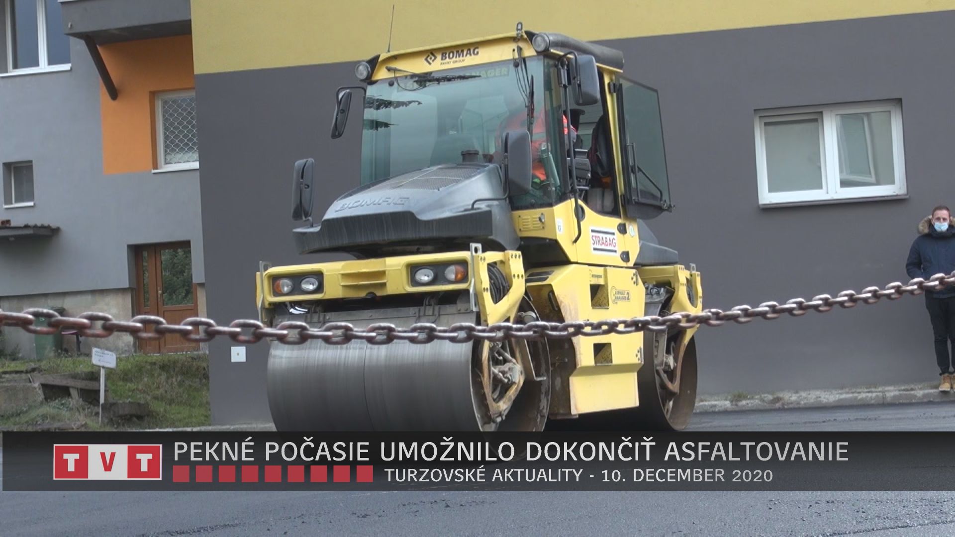 PEKNÉ POČASIE UMOŽNILO DOKONČIŤ ASFALTOVANIE