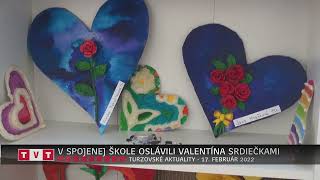 V SPOJENEJ ŠKOLE OSLÁVILI VALENTÍNA SRDIEČKAMI￼