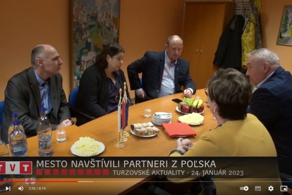 MESTO NAVŠTÍVILI PARTNERI Z POĽSKA