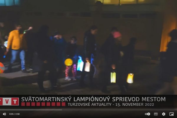 SVÄTOMARTINSKÝ LAMPIÓNOVÝ SPRIEVOD MESTOM