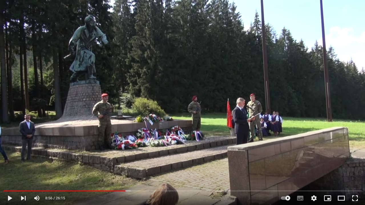 Spomienkové oslavy 78. výročia SLOVENSKÉHO NÁRODNÉHO POVSTANIA